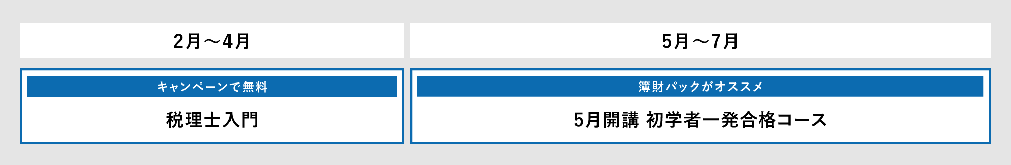 2月のオススメプラン